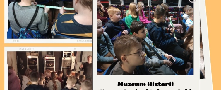 Powiększ obraz: Uczniowie w Muzeum Historii Komputerów i Informatyki